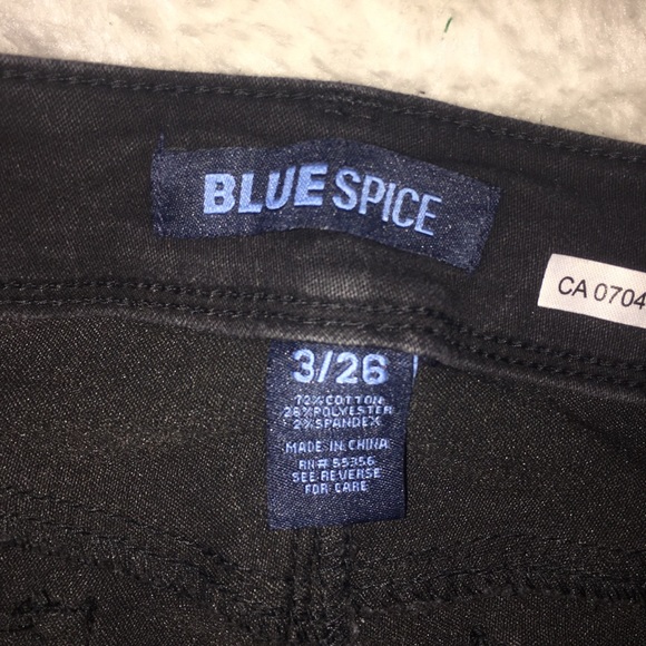 Blue Spice Black Skinny Jeans - Picture 4 of 7